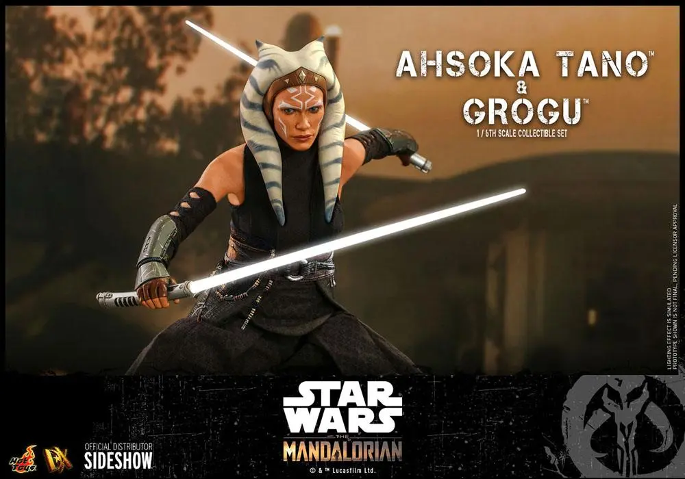 Star Wars The Mandalorian Action Figure 2-Pack 1/6 Ahsoka Tano & Grogu 29 cm termékfotó