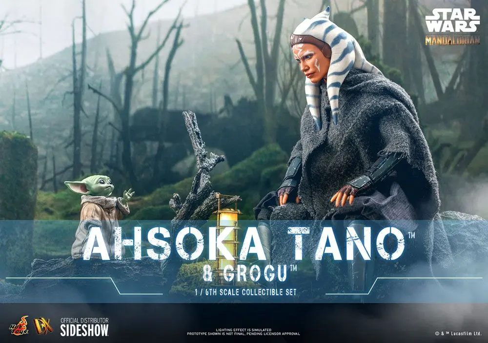 Star Wars The Mandalorian Action Figure 2-Pack 1/6 Ahsoka Tano & Grogu 29 cm termékfotó