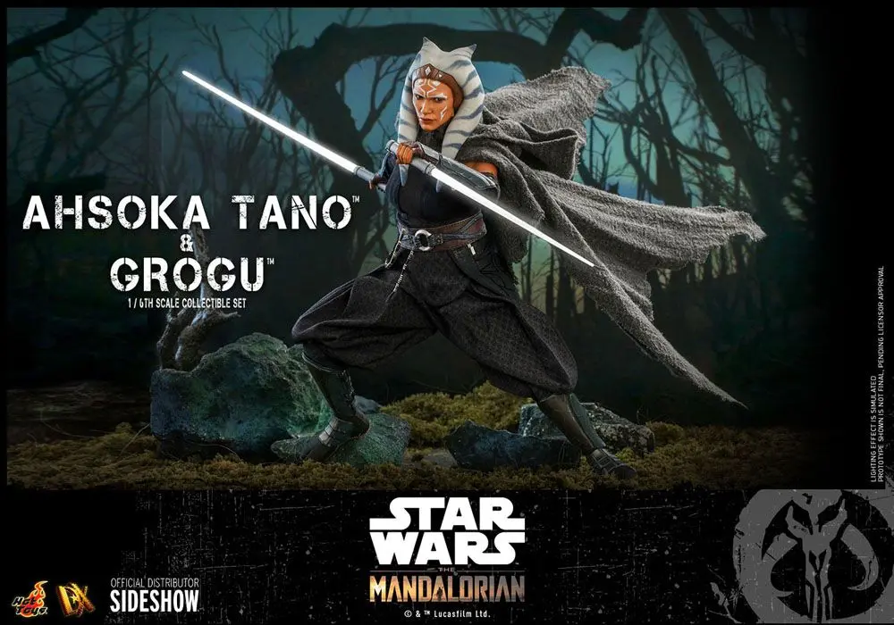 Star Wars The Mandalorian Action Figure 2-Pack 1/6 Ahsoka Tano & Grogu 29 cm termékfotó