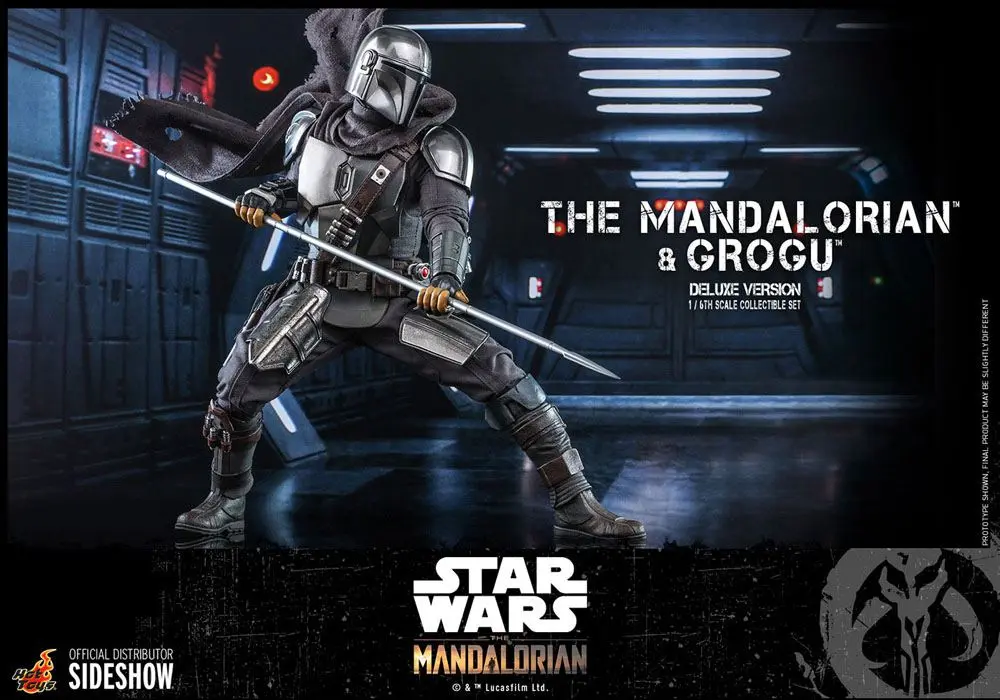 Star Wars The Mandalorian Action Figure 2-Pack 1/6 The Mandalorian &amp; Grogu Deluxe Version 30 cm product photo