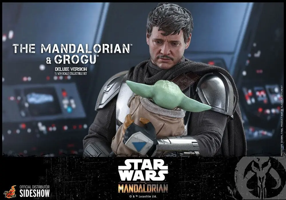 Star Wars The Mandalorian Action Figure 2-Pack 1/6 The Mandalorian &amp; Grogu Deluxe Version 30 cm product photo