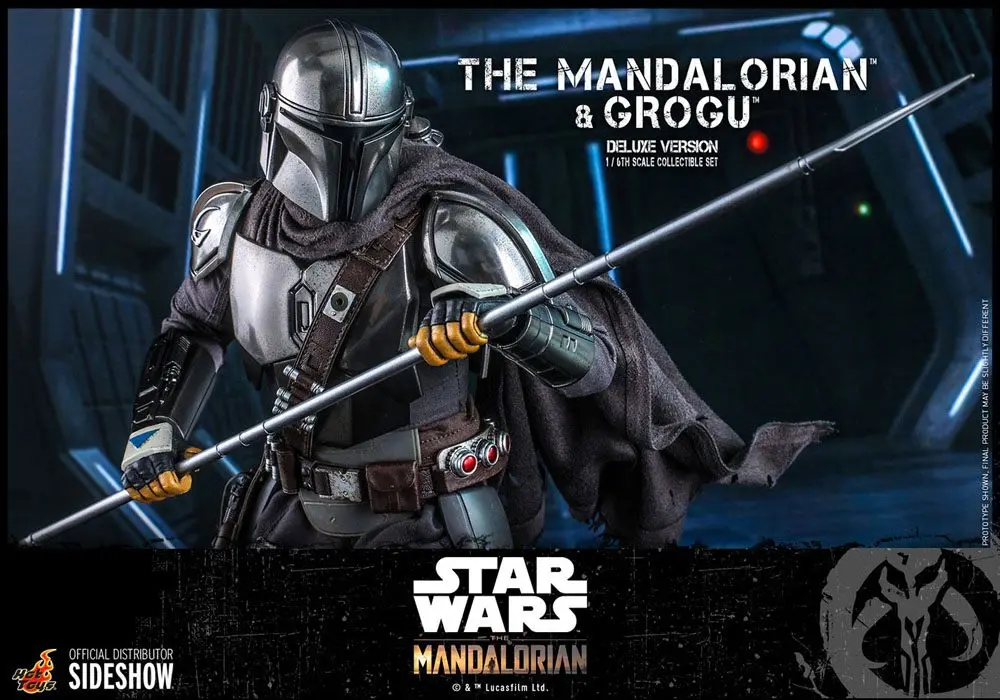 Star Wars The Mandalorian Action Figure 2-Pack 1/6 The Mandalorian &amp; Grogu Deluxe Version 30 cm product photo