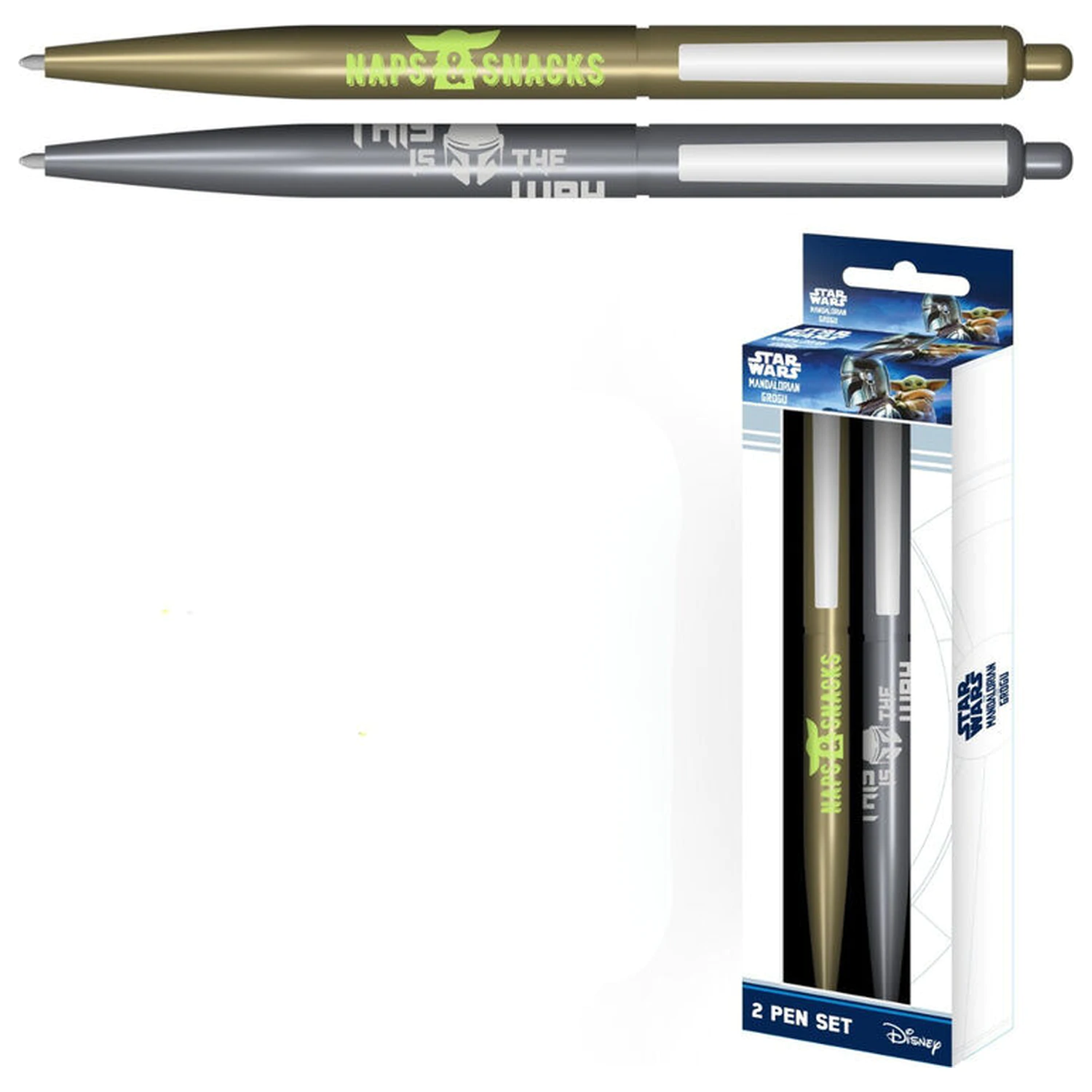 Star Wars The Mandalorian set 2 pens product photo