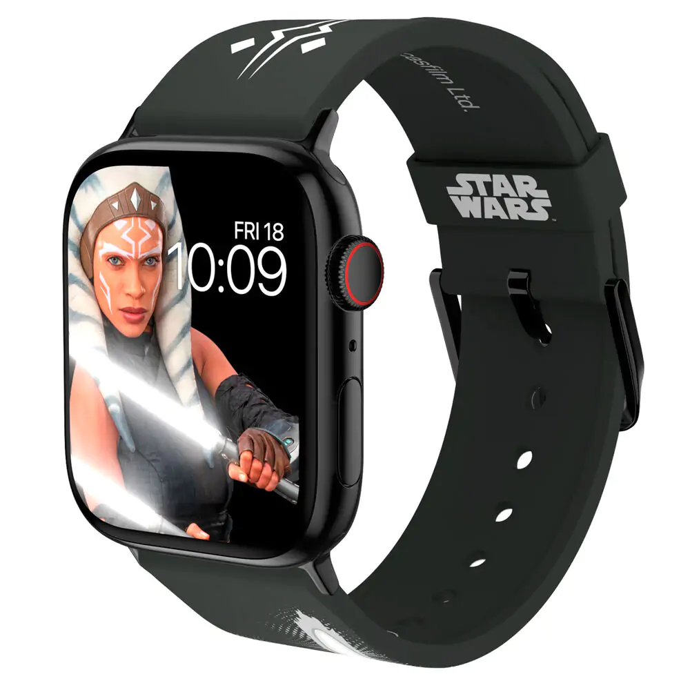 Star Wars The Mandalorian Ahsoka Tano Lightsaber Smartwatch strap + face designs product photo