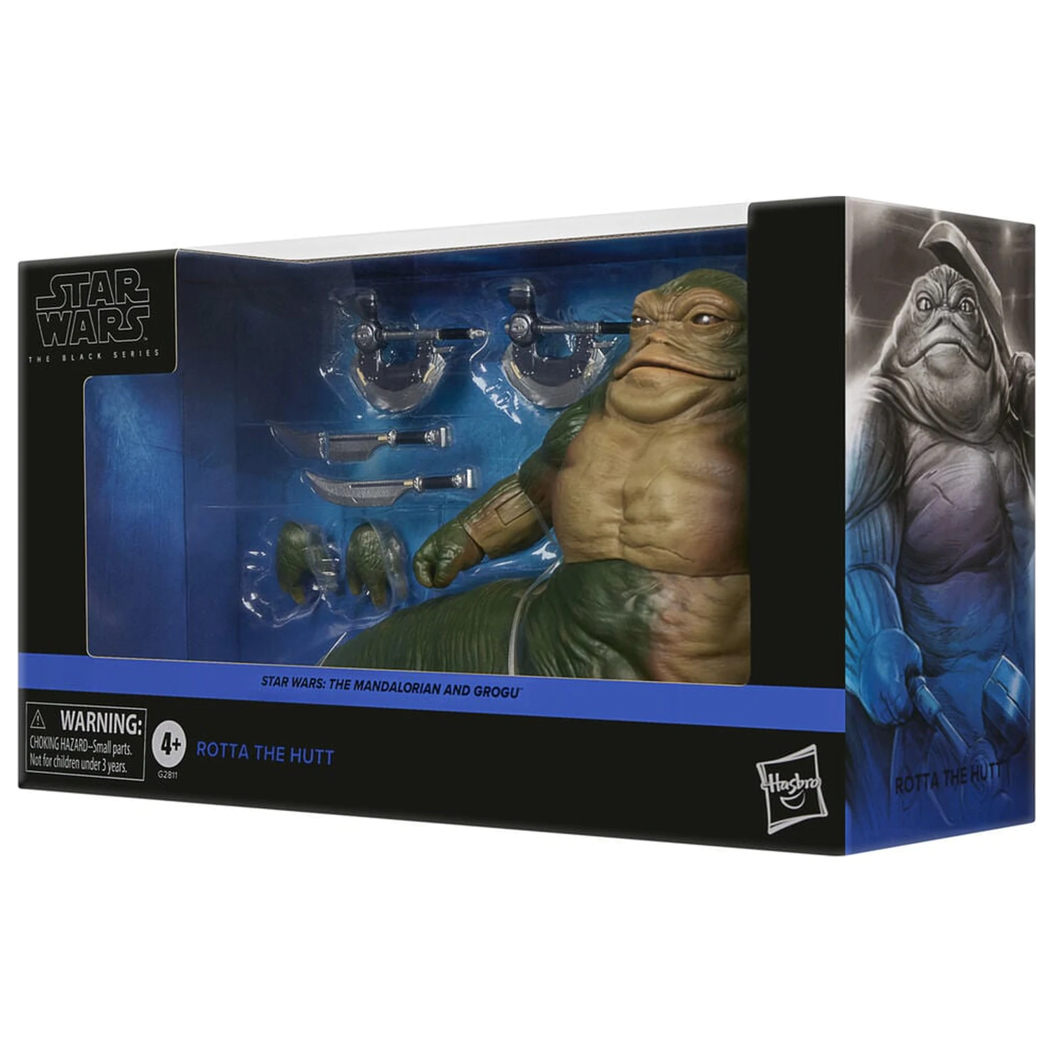 Star Wars The Mandalorian and Grog Rotta The Hutt figure 16cm product photo