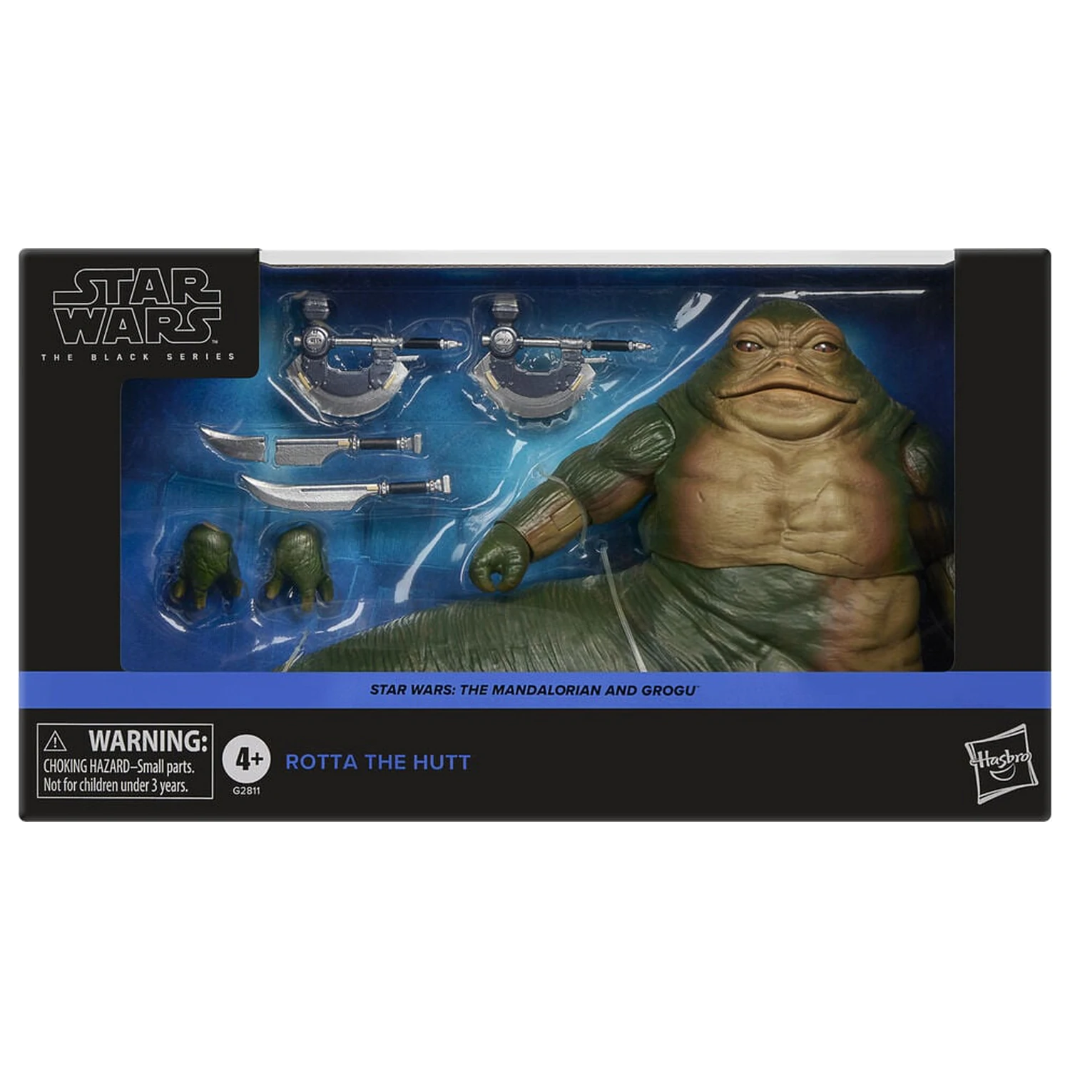 Star Wars The Mandalorian and Grog Rotta The Hutt figure 16cm product photo