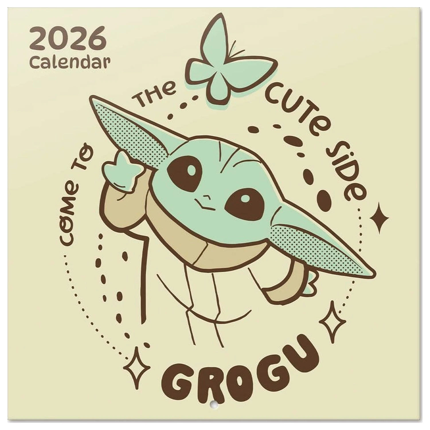 Star Wars The Mandalorian and Grogu 2027 Wall Calendar 30 x 30 cm product photo