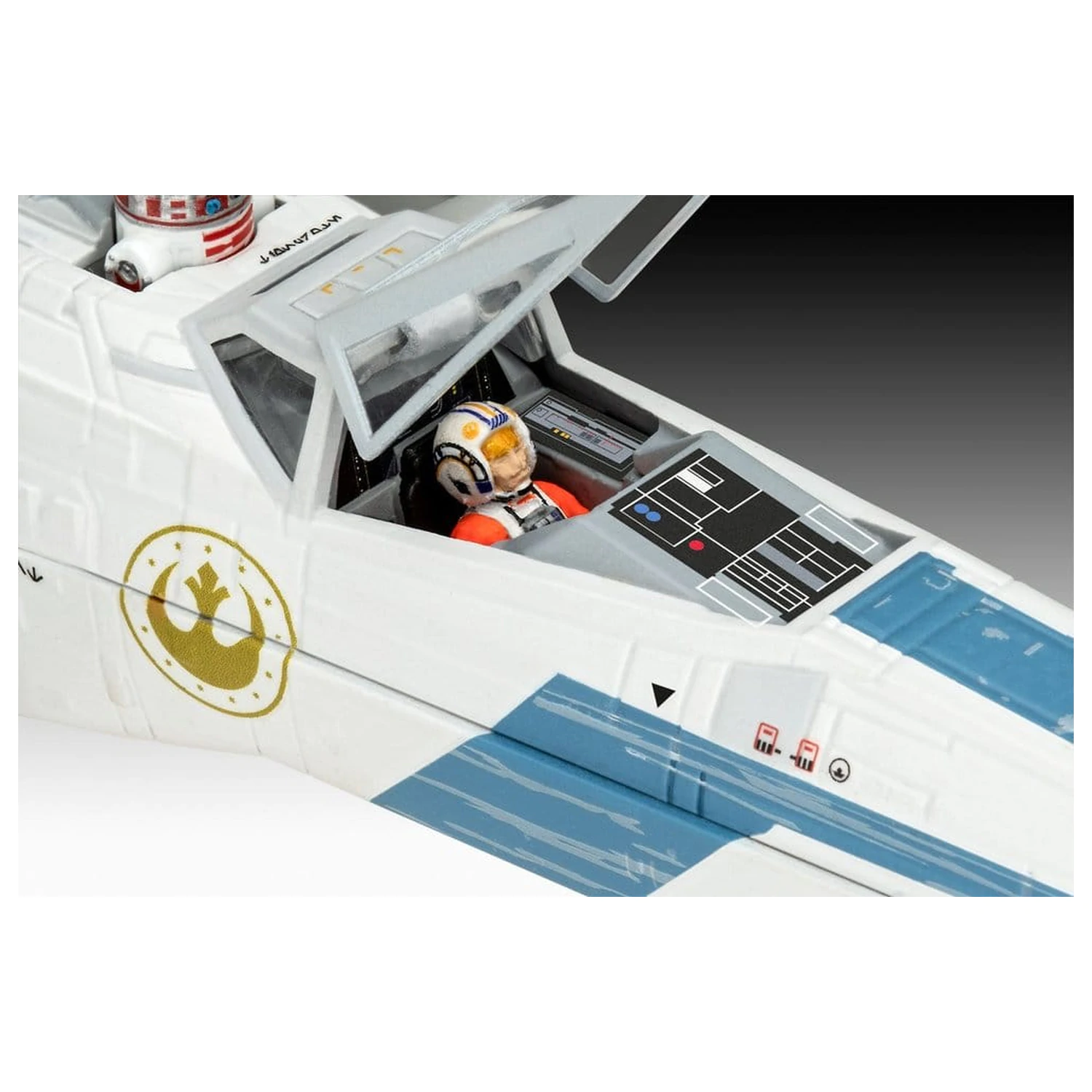 Star Wars The Mandalorian and Grogu Revell Model Kit 1/57 New Republic X-Wing Fighter 22 cm product photo