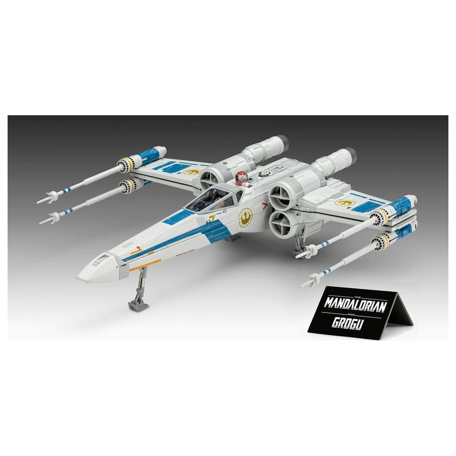 Star Wars The Mandalorian and Grogu Revell Model Kit 1/57 New Republic X-Wing Fighter 22 cm product photo
