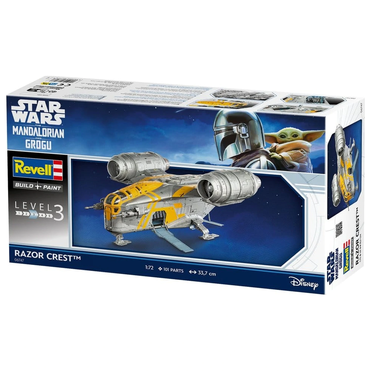 Star Wars The Mandalorian and Grogu Revell Model Kit 1/72 Razor Crest 34 cm product photo