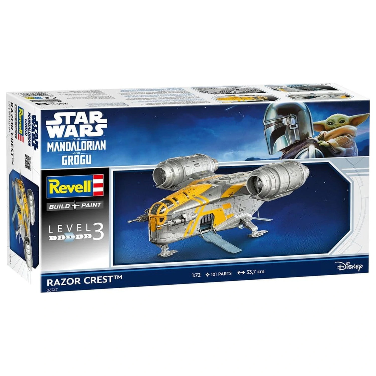 Star Wars The Mandalorian and Grogu Revell Model Kit 1/72 Razor Crest 34 cm product photo
