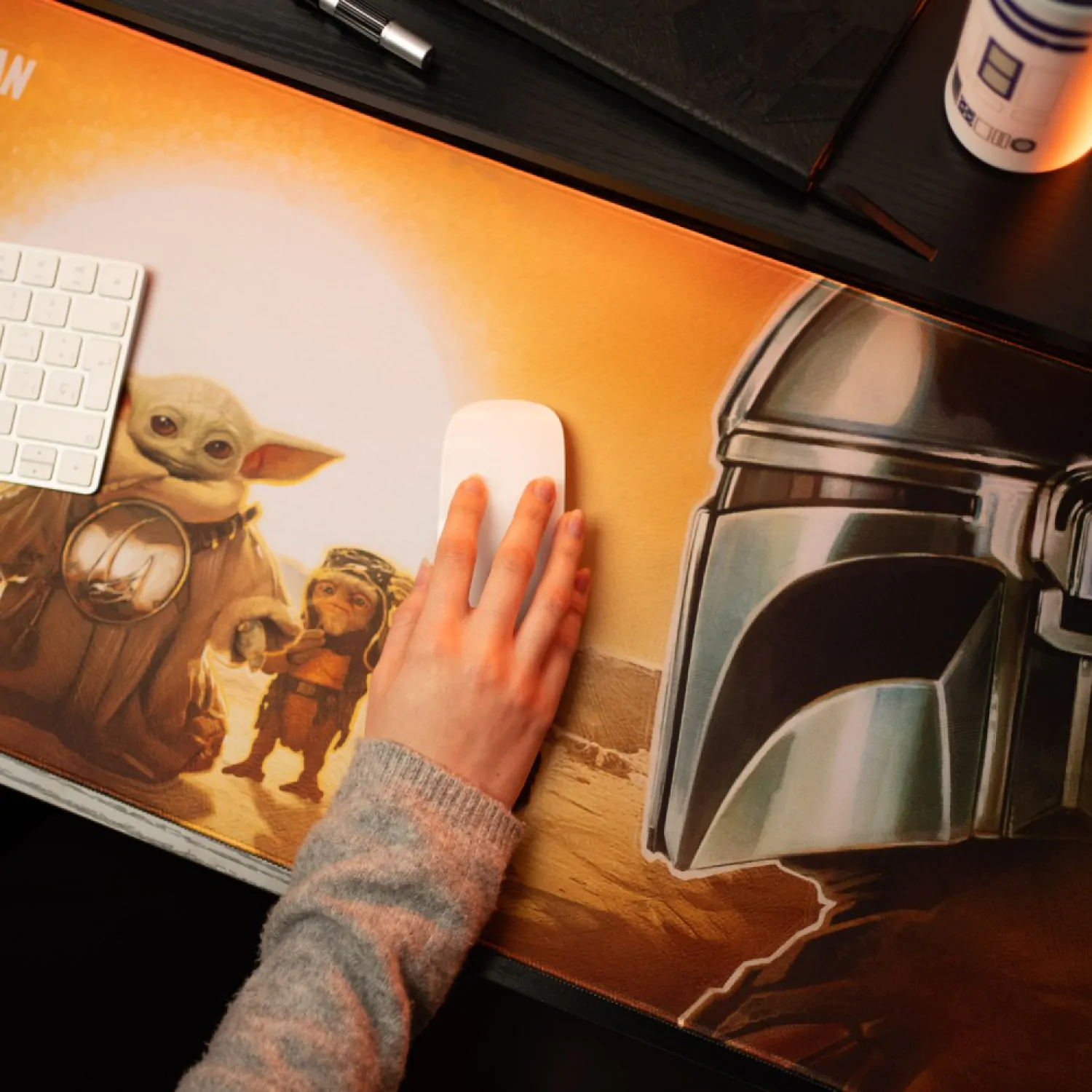 Star Wars: The Mandalorian and Grogu XL Mouse Pad 80 x 35 cm product photo