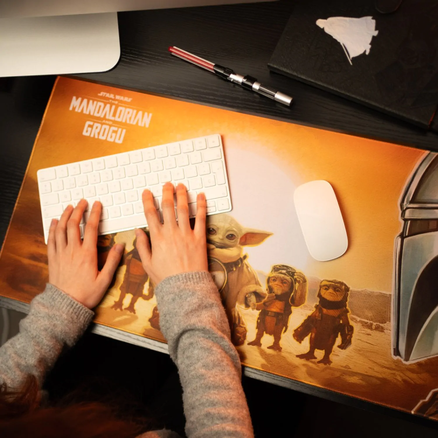 Star Wars: The Mandalorian and Grogu XL Mouse Pad 80 x 35 cm product photo