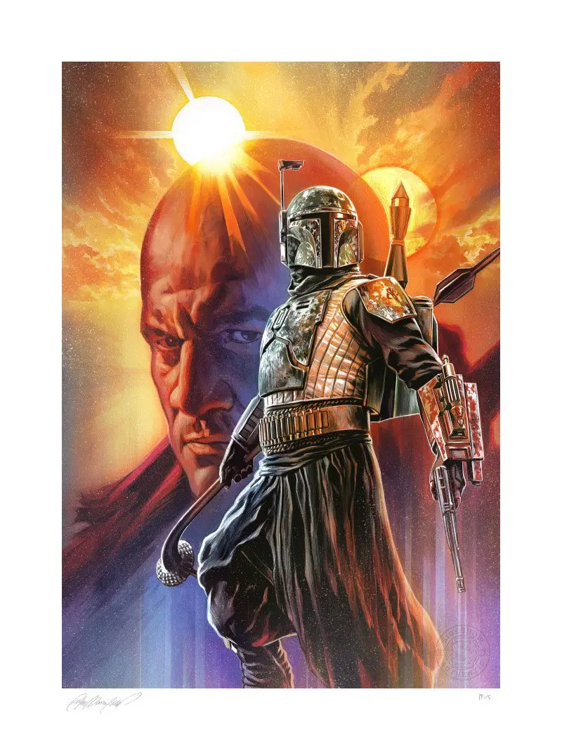 Star Wars: The Mandalorian Art Print Boba Fett: The Gunslinger 46 x 61 cm - unframed product photo