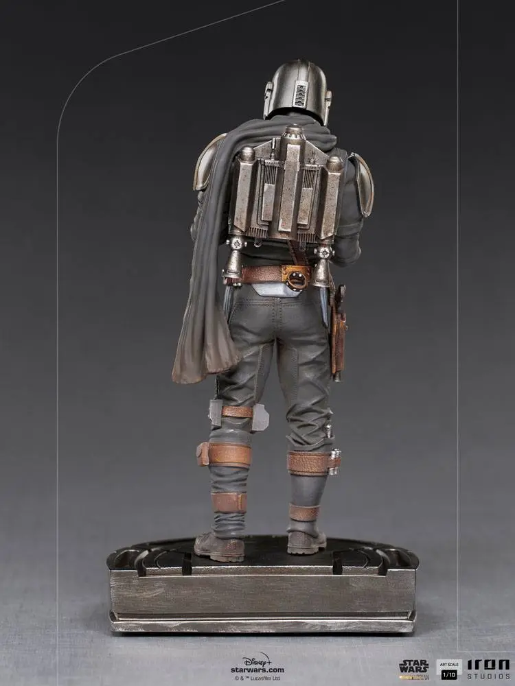 Star Wars The Mandalorian Art Scale Statue 1/10 Mandalorian &amp; Grogu 22 cm product photo