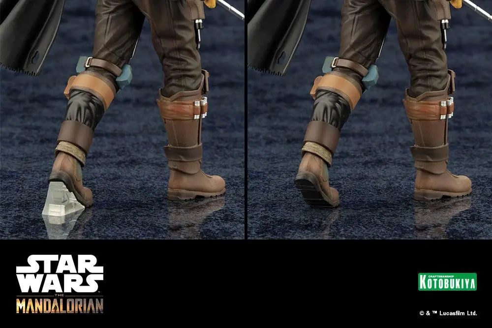 Star Wars The Mandalorian ARTFX Statue 1/10 Mandalorian &amp; Grogu with Beskar Staff 18 cm product photo