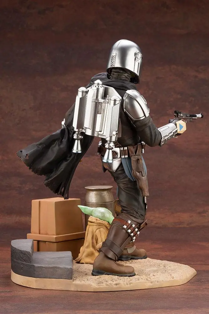 Star Wars The Mandalorian ARTFX Statue 1/7 Mandalorian &amp; The Child 26 cm product photo