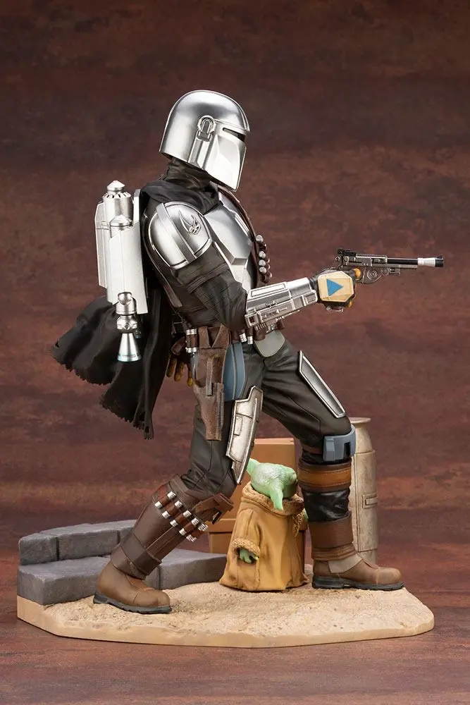 Star Wars The Mandalorian ARTFX Statue 1/7 Mandalorian &amp; The Child 26 cm product photo