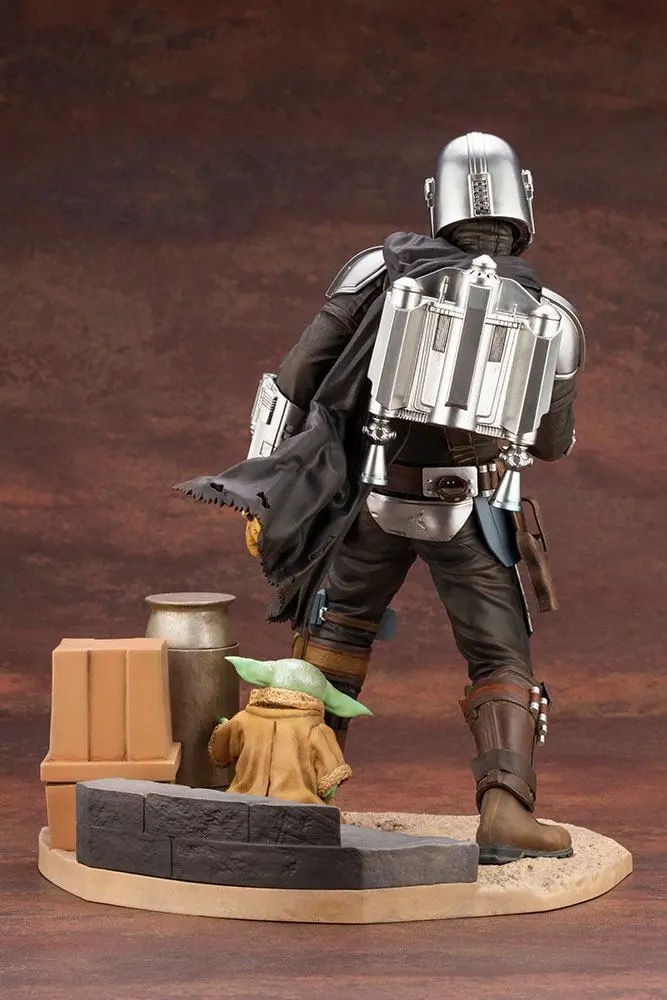 Star Wars The Mandalorian ARTFX Statue 1/7 Mandalorian &amp; The Child 26 cm product photo