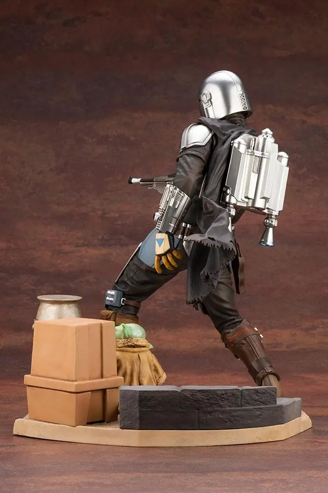 Star Wars The Mandalorian ARTFX Statue 1/7 Mandalorian &amp; The Child 26 cm product photo