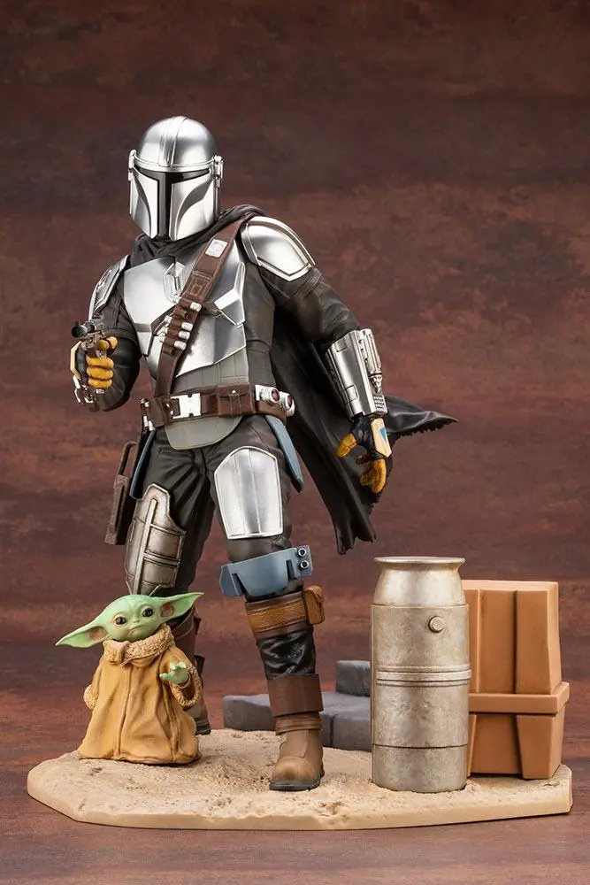 Star Wars The Mandalorian ARTFX Statue 1/7 Mandalorian &amp; The Child 26 cm product photo
