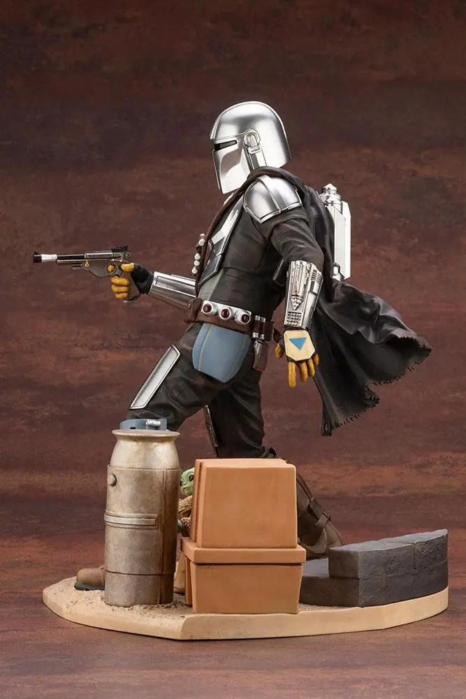 Star Wars The Mandalorian ARTFX Statue 1/7 Mandalorian &amp; The Child 26 cm product photo