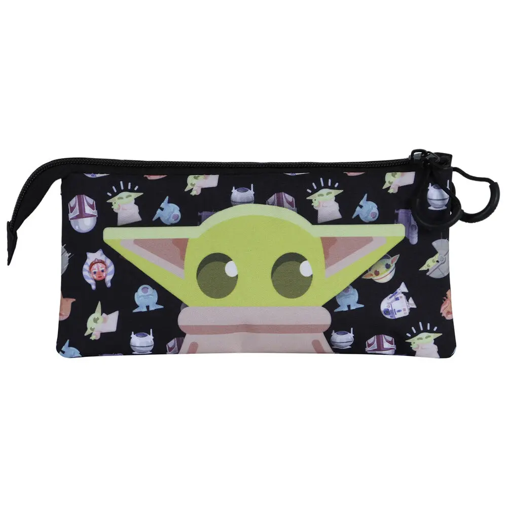 Star Wars The Mandalorian Baby Yoda triple pencil case product photo