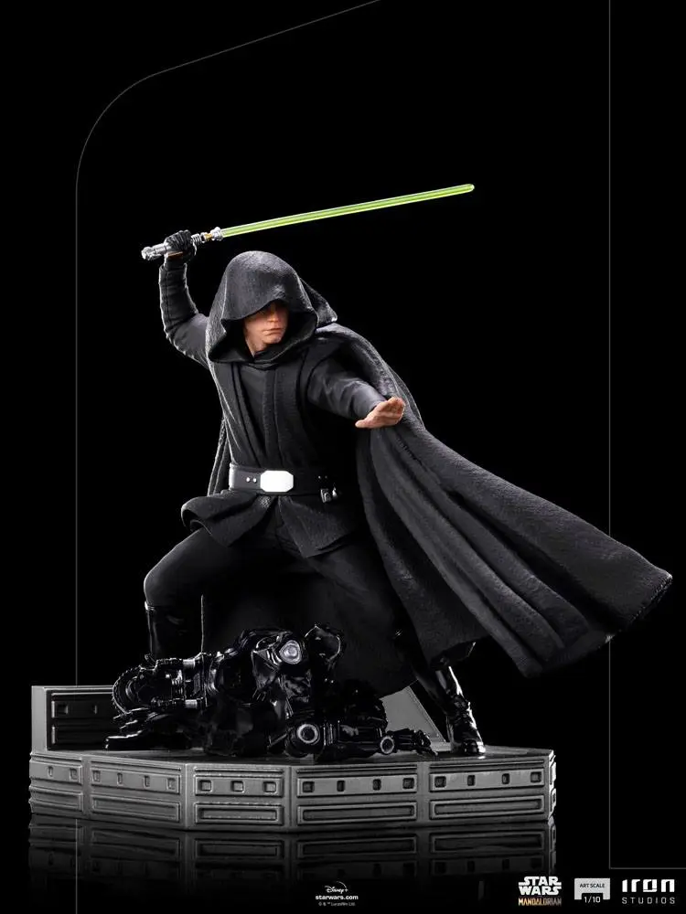 Star Wars The Mandalorian BDS Art Scale Statue 1/10 Luke Skywalker Combat Version 24 cm product photo