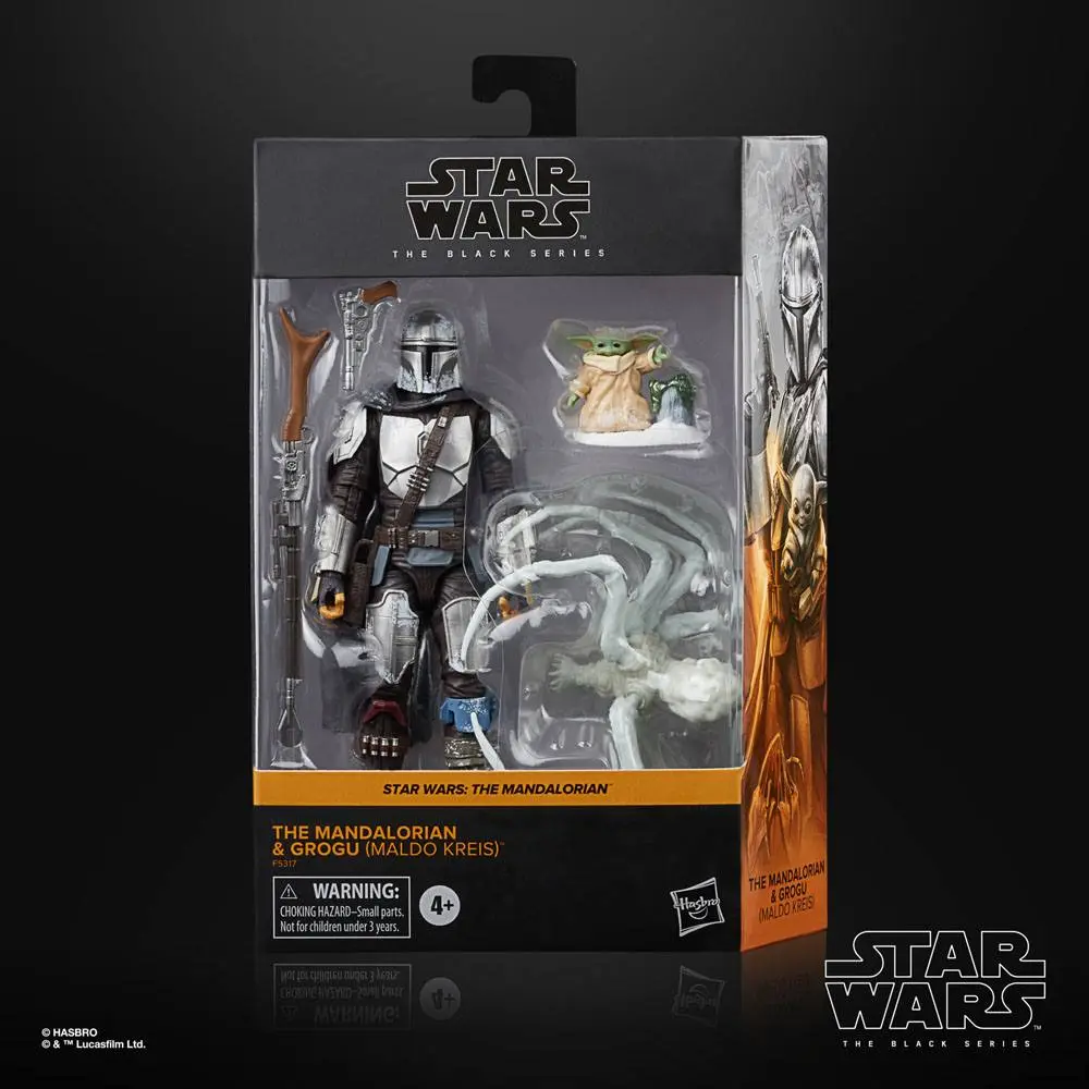 Star Wars The Mandalorian Black Series Action Figures 2021 Mandalorian &amp; Grogu (Maldo Kreis) 15 cm product photo