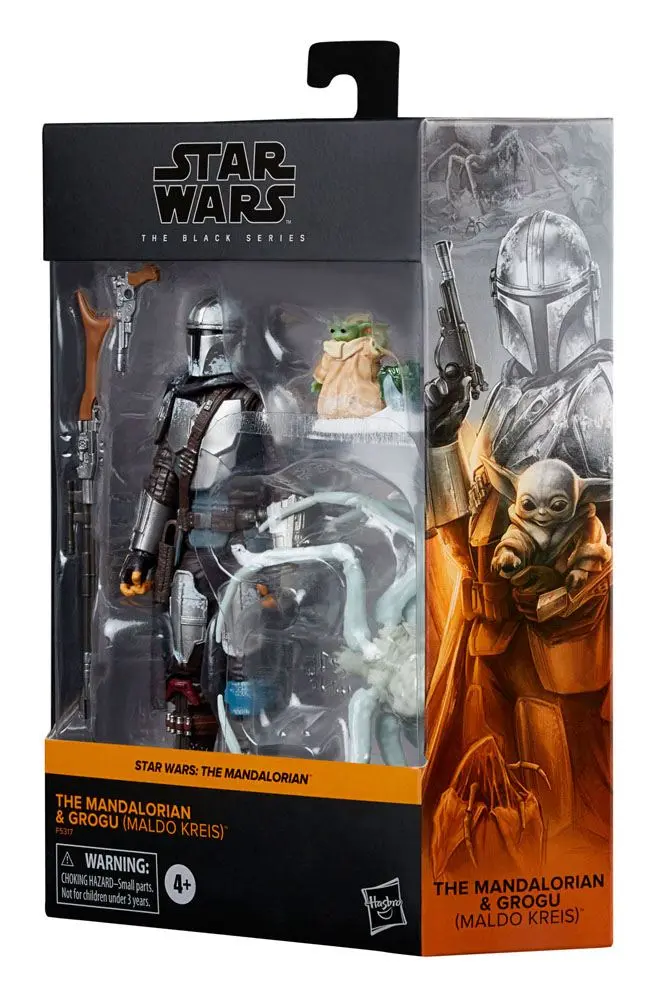 Star Wars The Mandalorian Black Series Action Figures 2021 Mandalorian &amp; Grogu (Maldo Kreis) 15 cm product photo