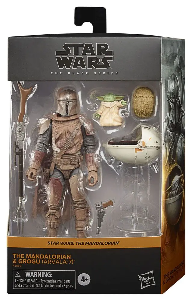 Star Wars The Mandalorian Black Series Action Figure 2021 The Mandalorian &amp; Grogu (Arvala-7) 15 cm product photo
