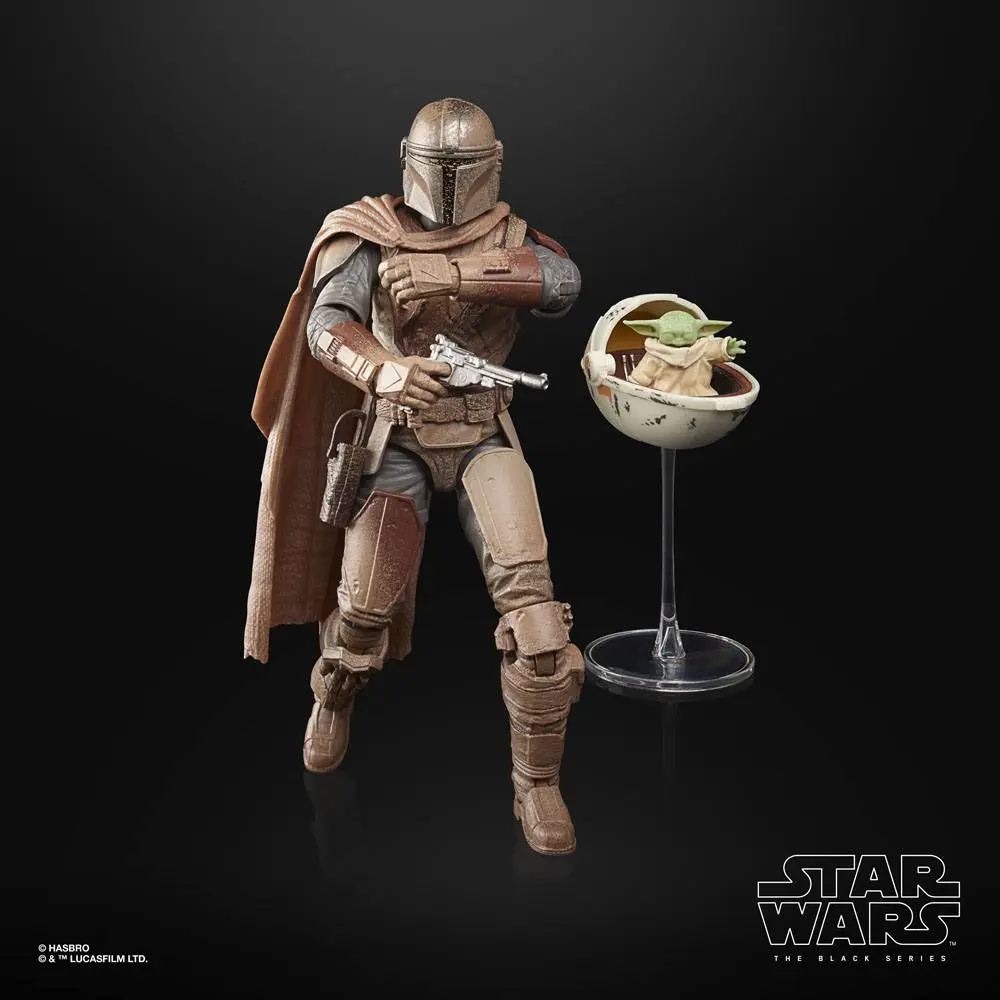 Star Wars The Mandalorian Black Series Action Figure 2021 The Mandalorian &amp; Grogu (Arvala-7) 15 cm product photo