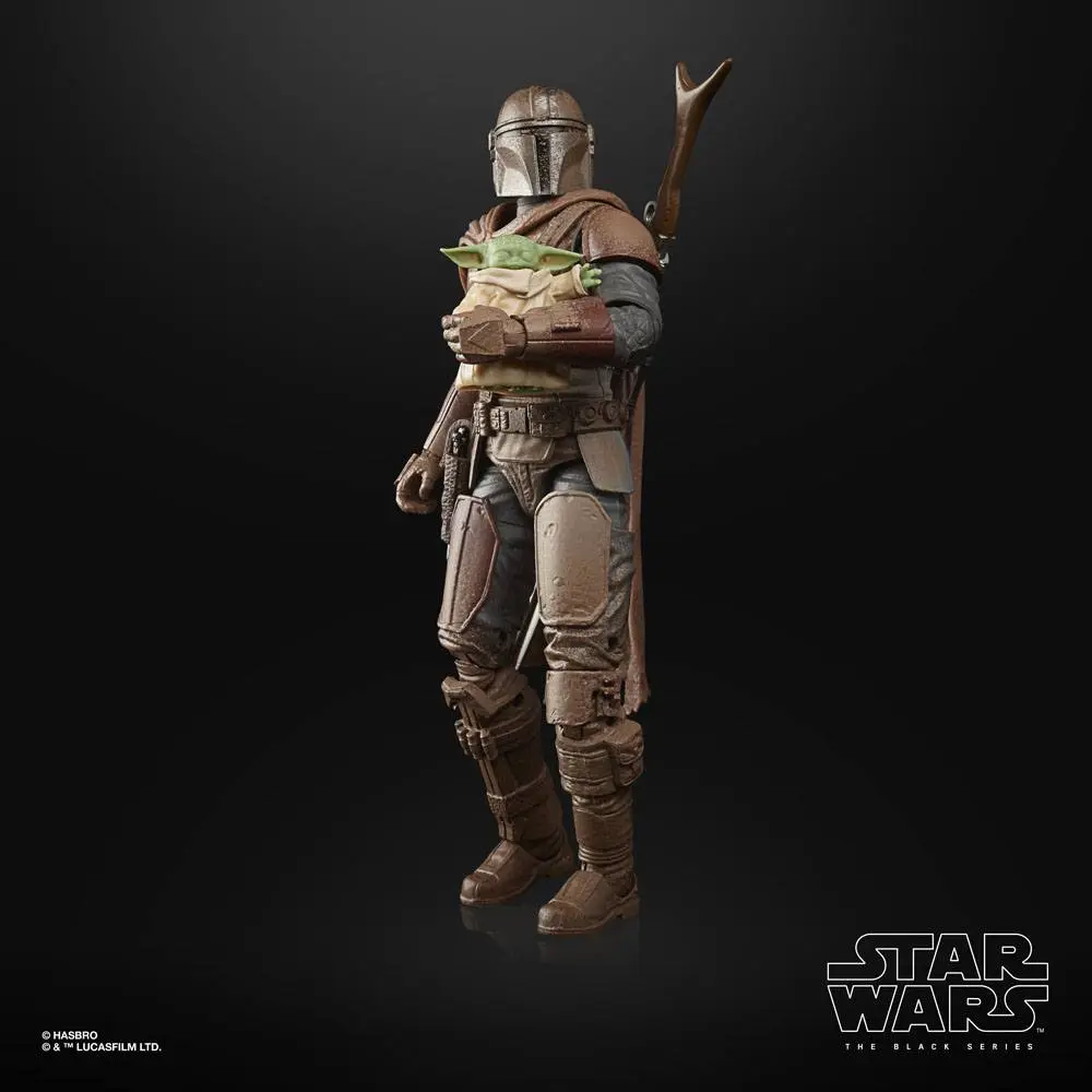 Star Wars The Mandalorian Black Series Action Figure 2021 The Mandalorian &amp; Grogu (Arvala-7) 15 cm product photo
