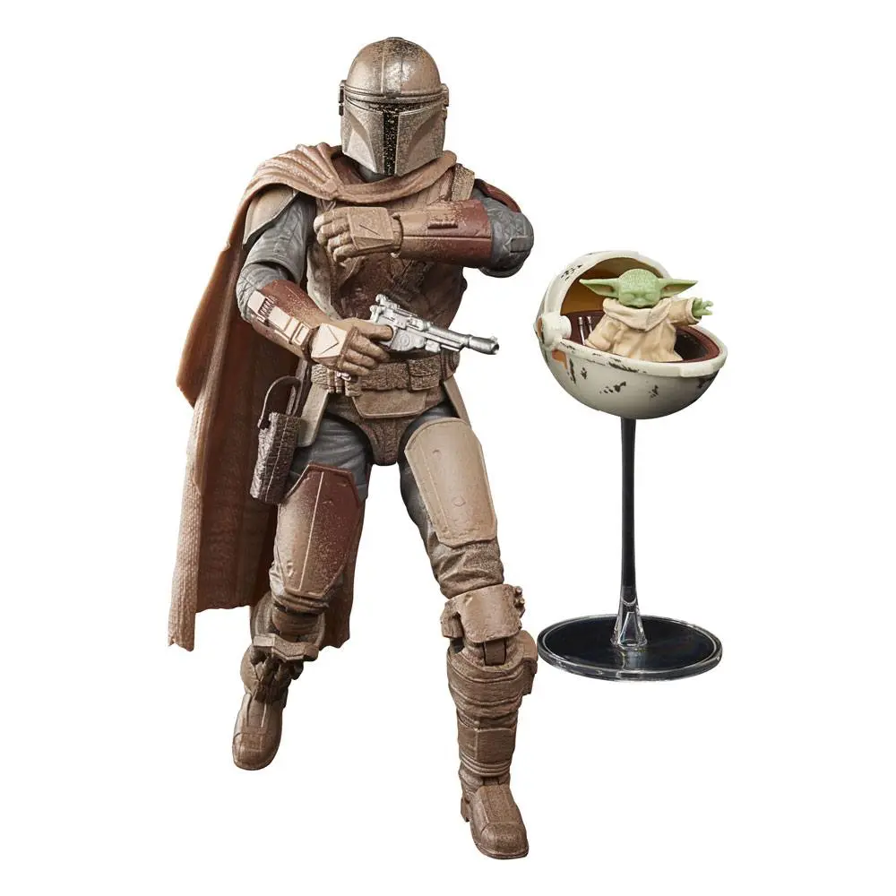 Star Wars The Mandalorian Black Series Action Figure 2021 The Mandalorian &amp; Grogu (Arvala-7) 15 cm product photo