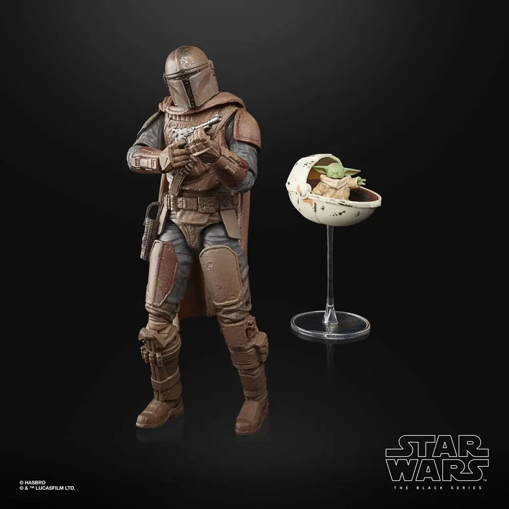 Star Wars The Mandalorian Black Series Action Figure 2021 The Mandalorian &amp; Grogu (Arvala-7) 15 cm product photo