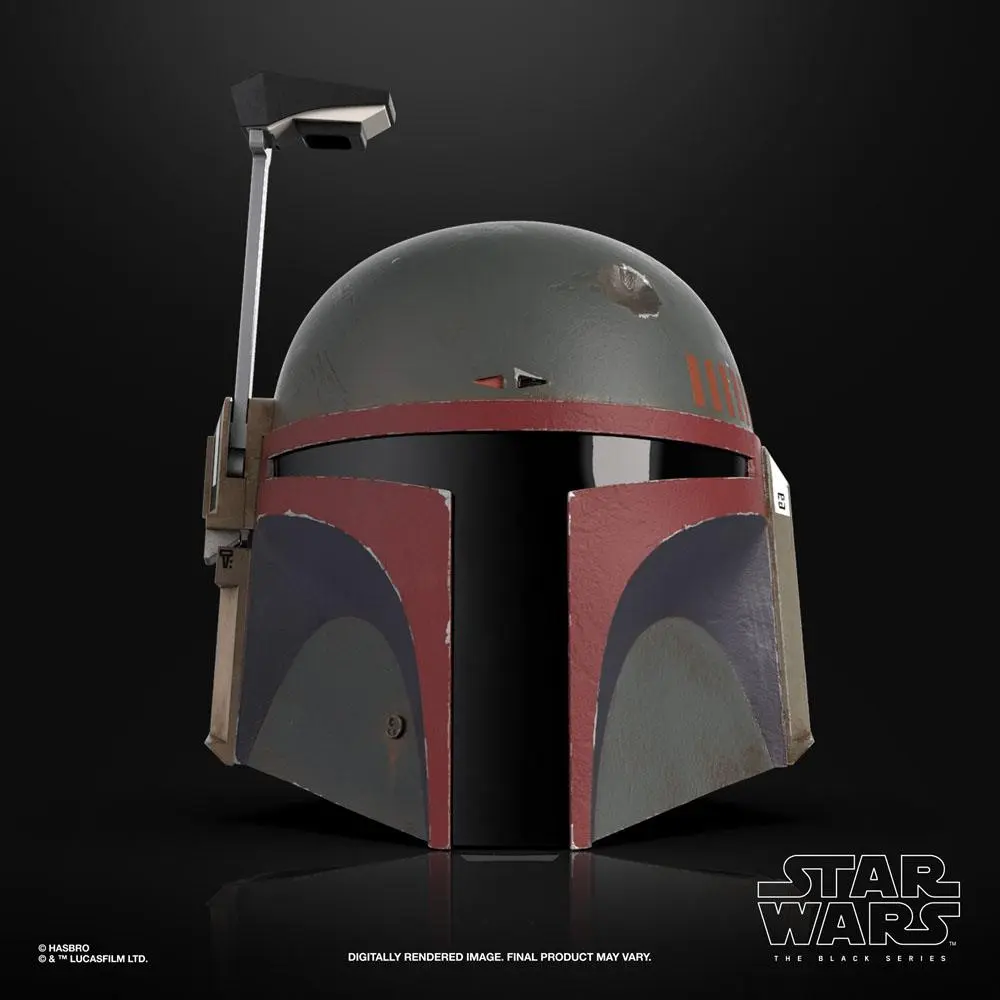 Star Wars The Mandalorian Black Series Electronic Helmet Boba Fett (Re-Armored) product photo