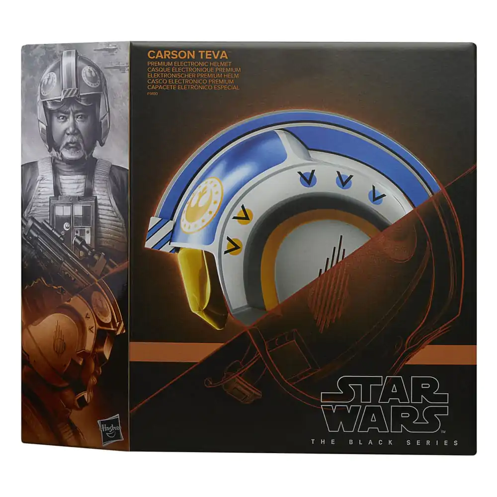 Star Wars: The Mandalorian Black Series Electronic Helmet Carson Teva product photo