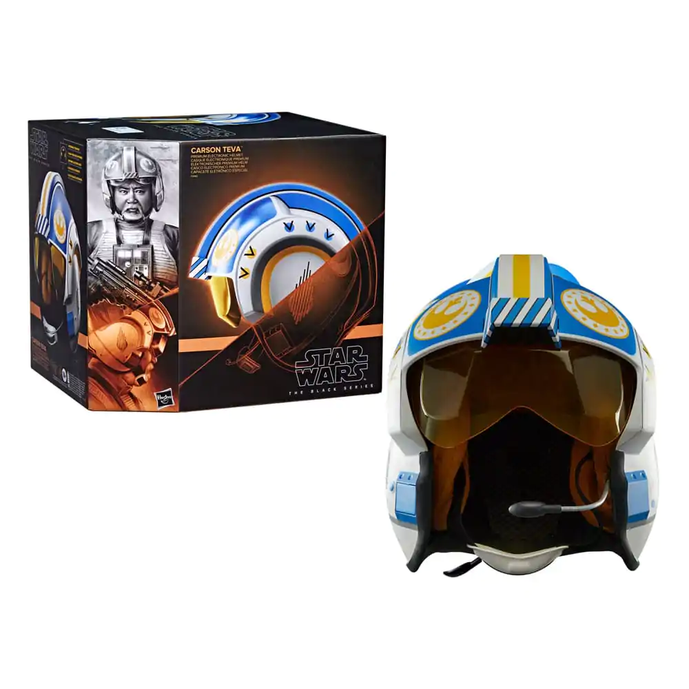 Star Wars: The Mandalorian Black Series Electronic Helmet Carson Teva product photo