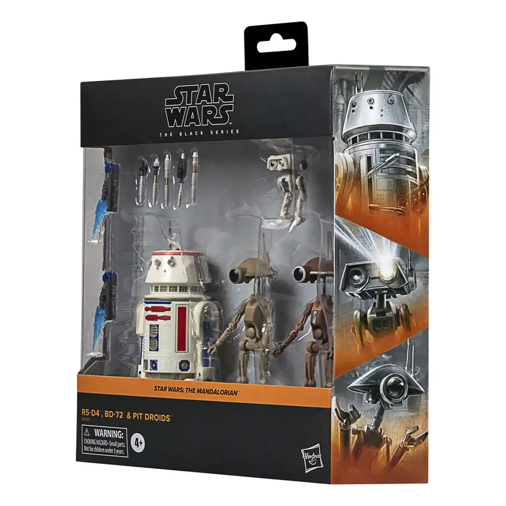 Star Wars: The Mandalorian Black Series Action Figure 4-Pack R5-D4, BD-72 & Pit Droids termékfotó