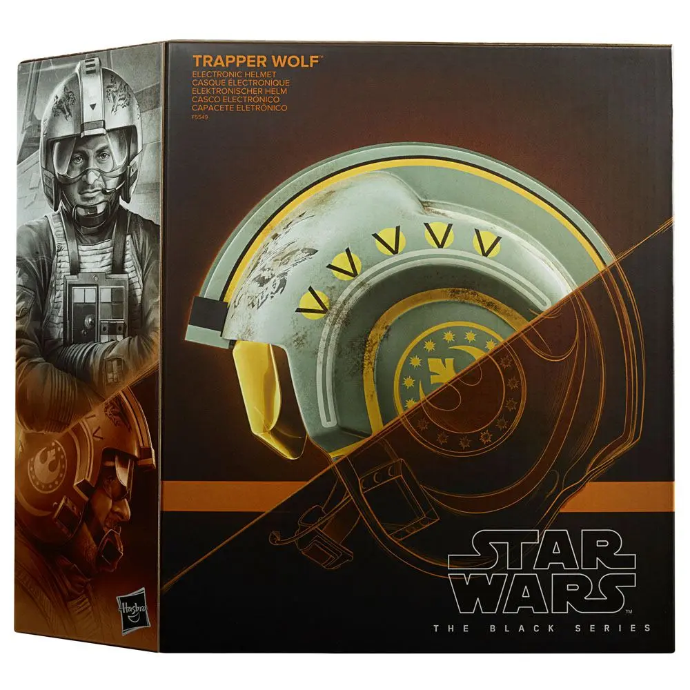 Star Wars: The Mandalorian Black Series Electronic Helmet 2023 Trapper Wolf termékfotó