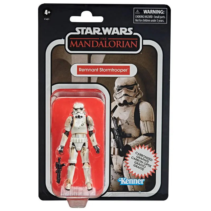 Star Wars The Mandalorian Carbonized del Remnant Trooper figura 10cm product photo