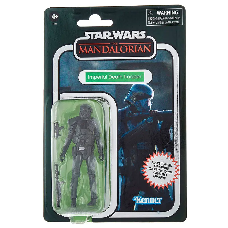 Star Wars The Mandalorian Carbonized Imperial Death Trooper figure 10cm product photo