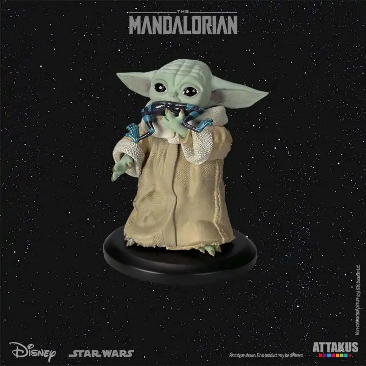 Star Wars: The Mandalorian Classic Collection Statue 1/5 Grogu Eating Frog 10 cm product photo