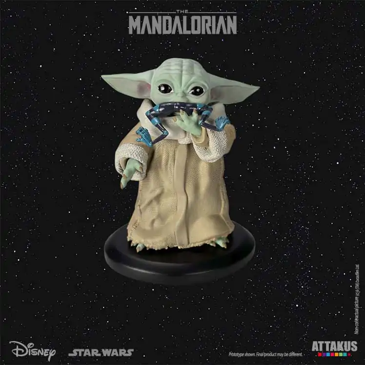 Star Wars: The Mandalorian Classic Collection Statue 1/5 Grogu Eating Frog 10 cm product photo