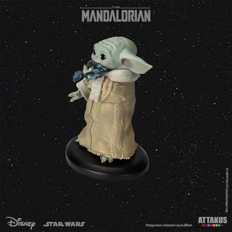 Star Wars: The Mandalorian Classic Collection Statue 1/5 Grogu Eating Frog 10 cm product photo