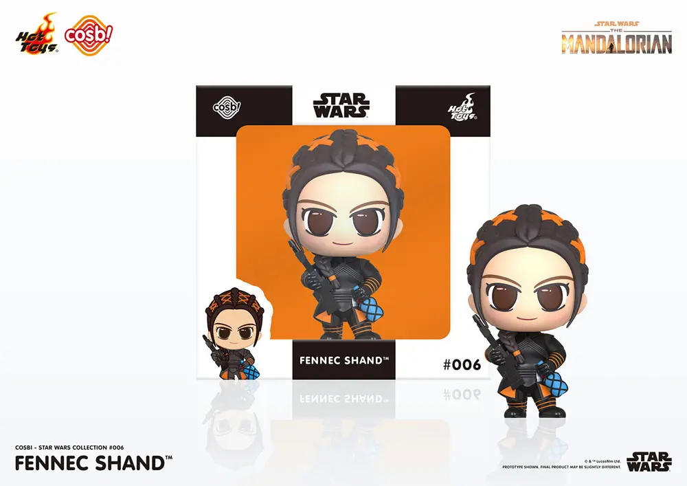 Star Wars: The Mandalorian Cosbi Mini Figure Fennec Shand 8 cm product photo