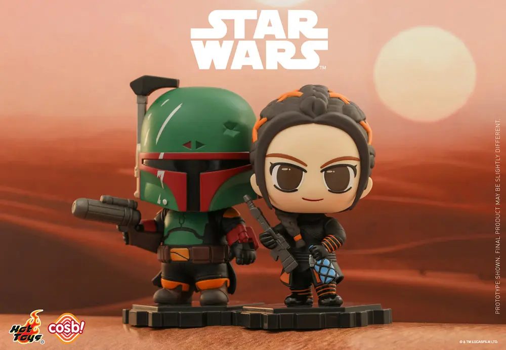 Star Wars: The Mandalorian Cosbi Mini Figure Fennec Shand 8 cm product photo