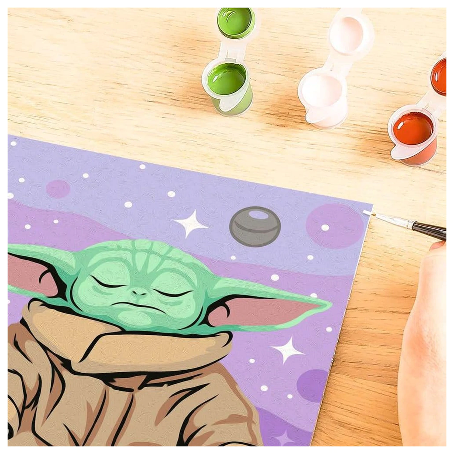 Star Wars: The Mandalorian CreArt Painting by Numbers Meditating Grogu product photo