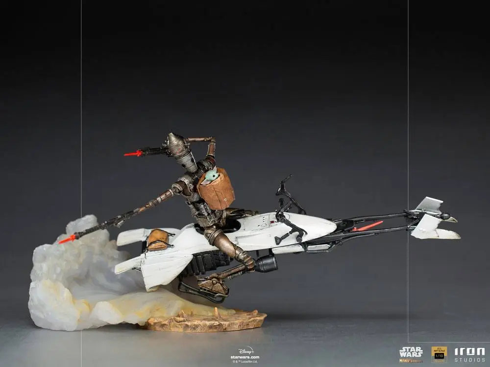 Star Wars The Mandalorian Deluxe Art Scale Statue 1/10 IG-11 &amp; The Child 20 cm product photo