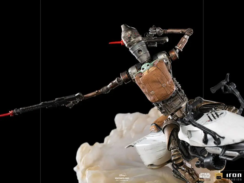 Star Wars The Mandalorian Deluxe Art Scale Statue 1/10 IG-11 &amp; The Child 20 cm product photo